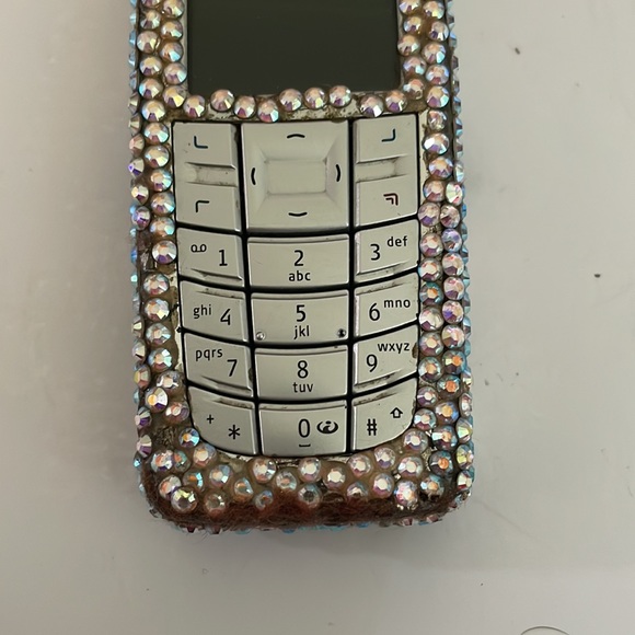 Swarovski Rhinestoned cell phone 4 x 2 - Picture 3 of 6